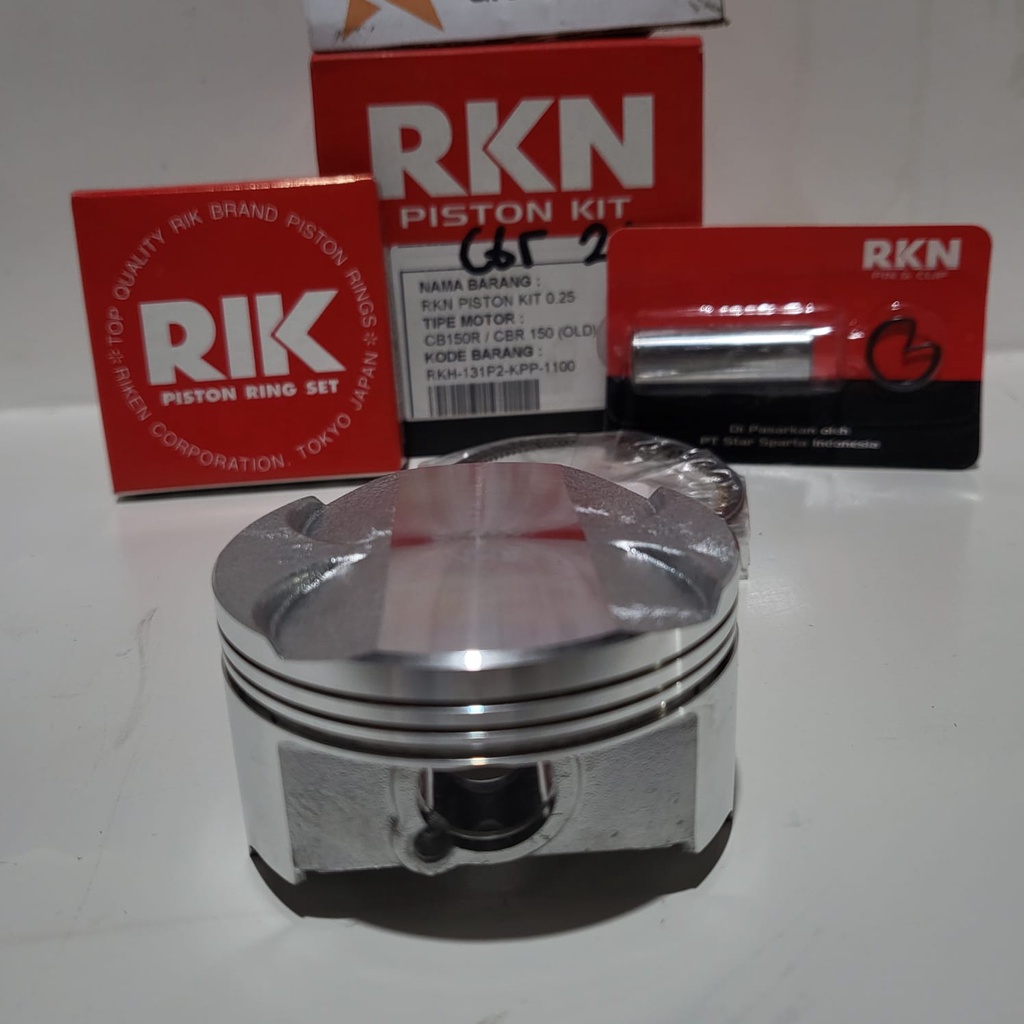 Jual PISTON KIT / SEHER PAKET CBR 150 RIK RKN RIKEN | Shopee Indonesia