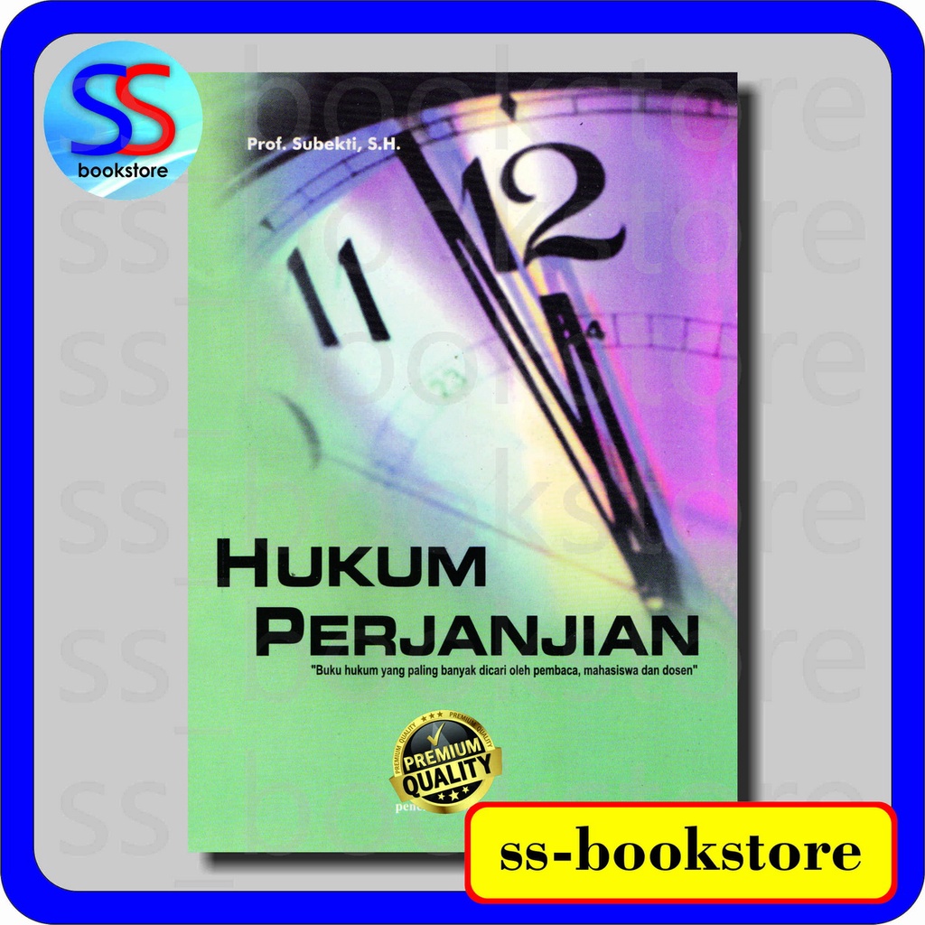 Jual Hukum Perjanjian Subekti Sh Shopee Indonesia