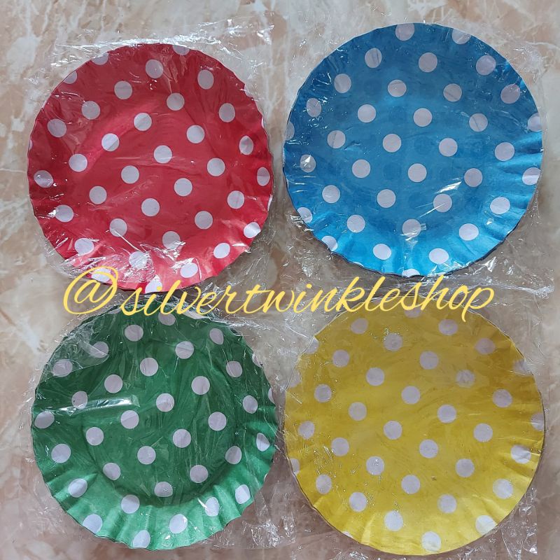 Jual Piring Kertas Polkadot Warna Warni Kue Ulang Tahun Cake Happy Birthday Perlengkapan Pesta 5494