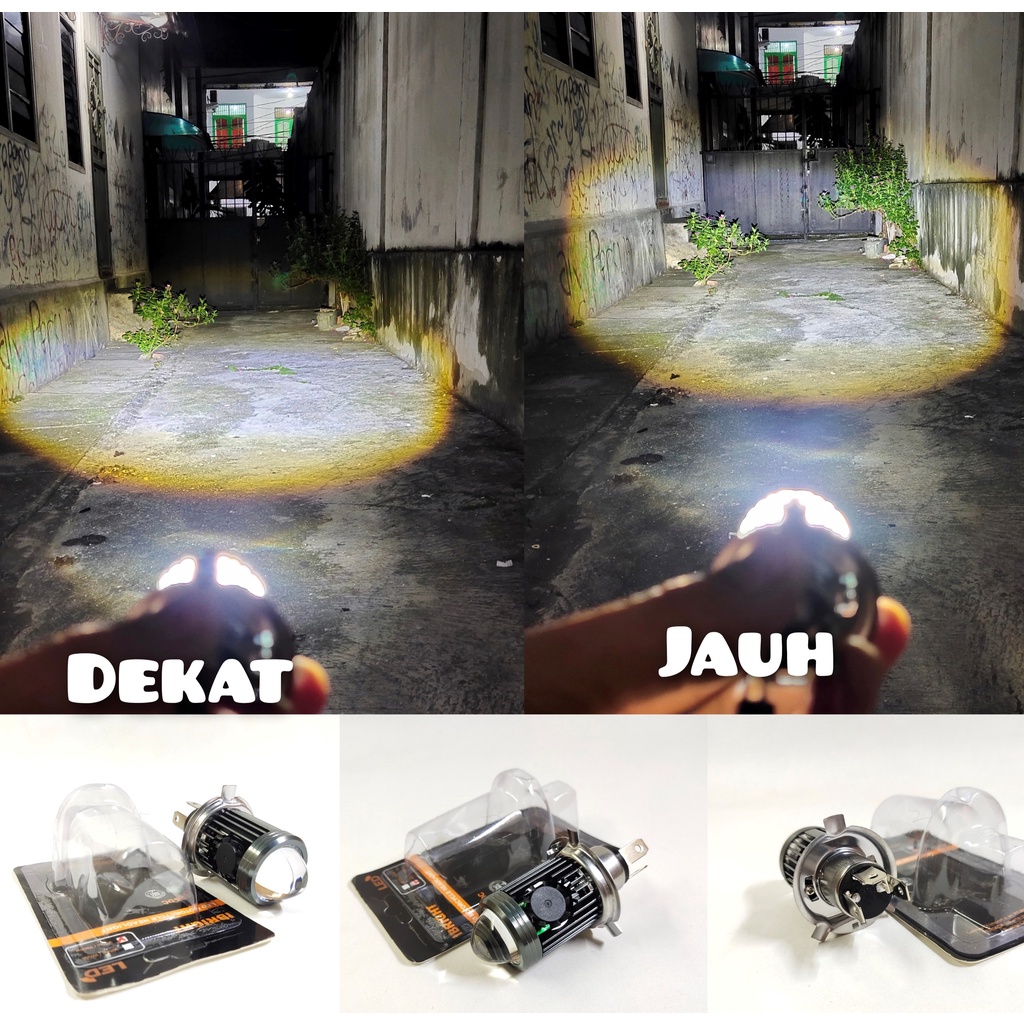 Jual Lampu utama LED IBRIGHT premium series Laser kipas H4 Projector