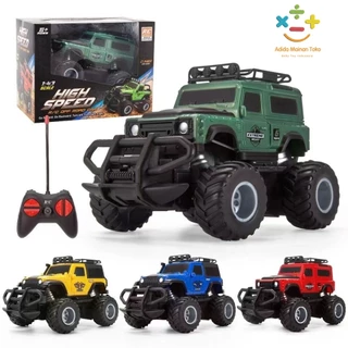 Adida Toys Rc Mini Car Jeep Offroad Remote Control Nirkabel Kendaraan Off-road Mainan Anak Anak Laki Laki Murah Kado