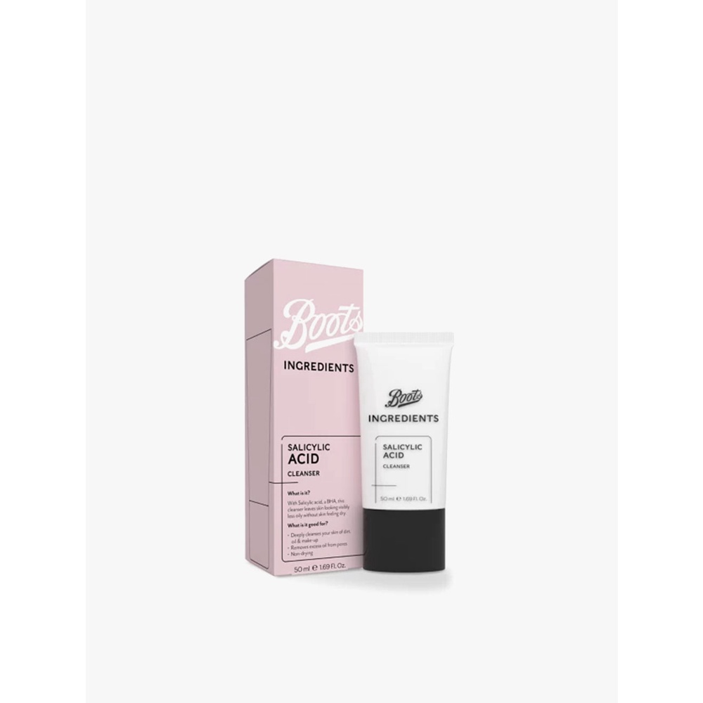 Jual BOOTS INGREDIENTS SALICYLIC ACID CLEANSER 50ML | Shopee Indonesia