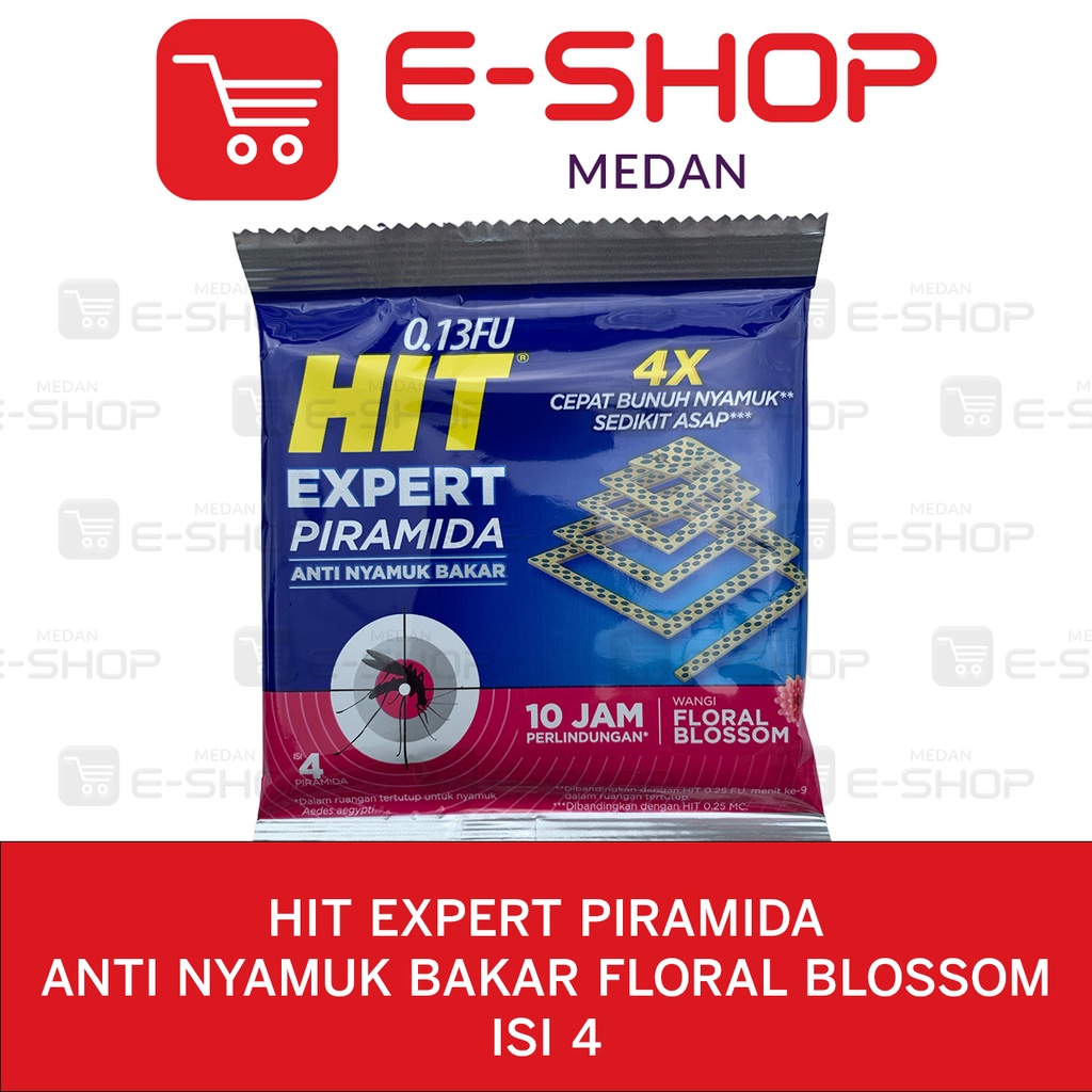 Jual Hit Magic Piramida Expert Obat Anti Nyamuk Bakar Isi 4 sheet ...