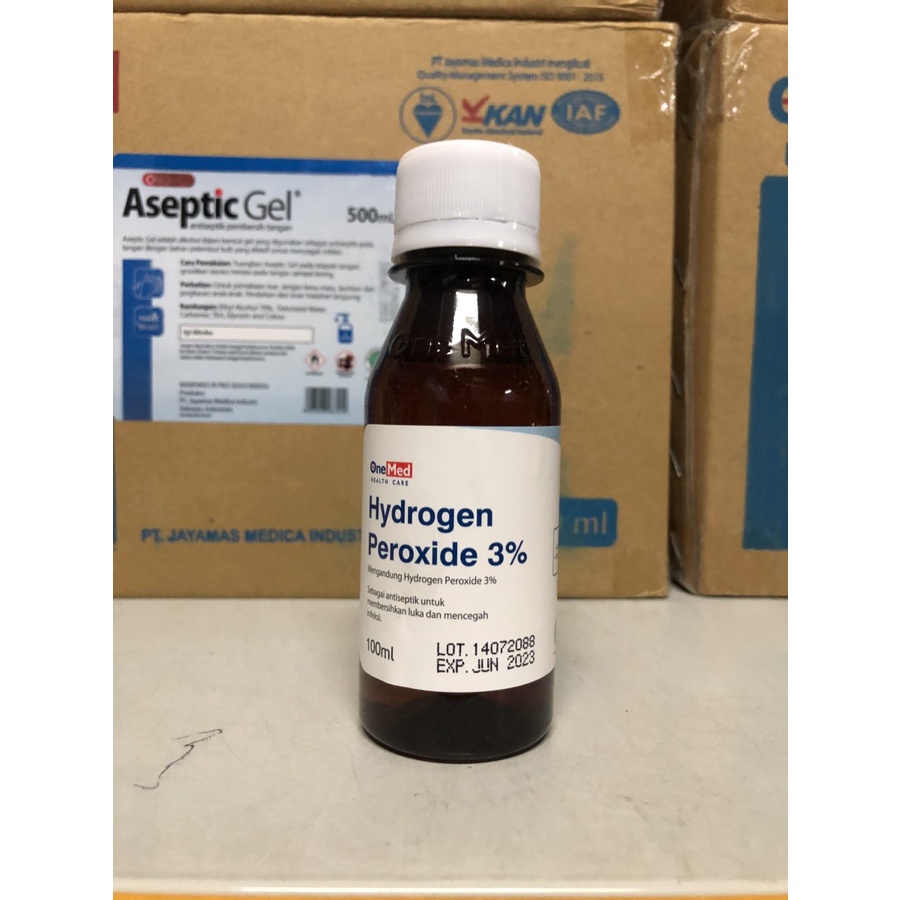 Jual H O Hydrogen Peroxide Ml Onemed Botol Shopee Indonesia