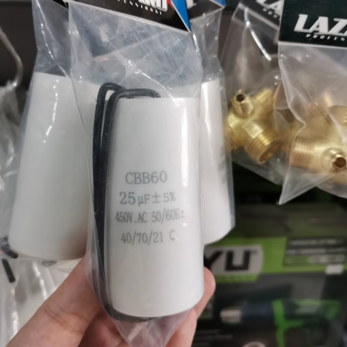 Jual Kapasitor kompresor 25UF lazaro capacitor compressor | Shopee ...