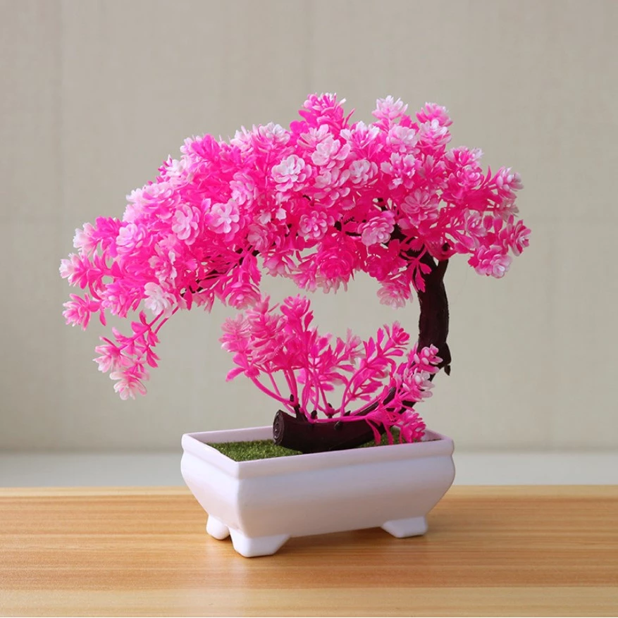 [UNIK88] Tanaman bunga plastik hias, dekorasi import | AutoStock