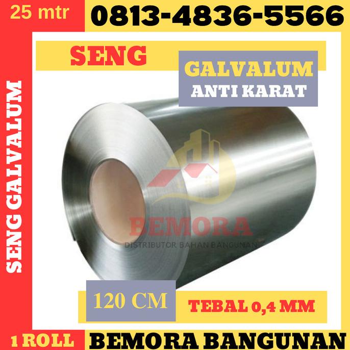 Jual Seng Talang Galvalum 120 Cm (0.4) / Seng Plat Anti Karat (Free ...