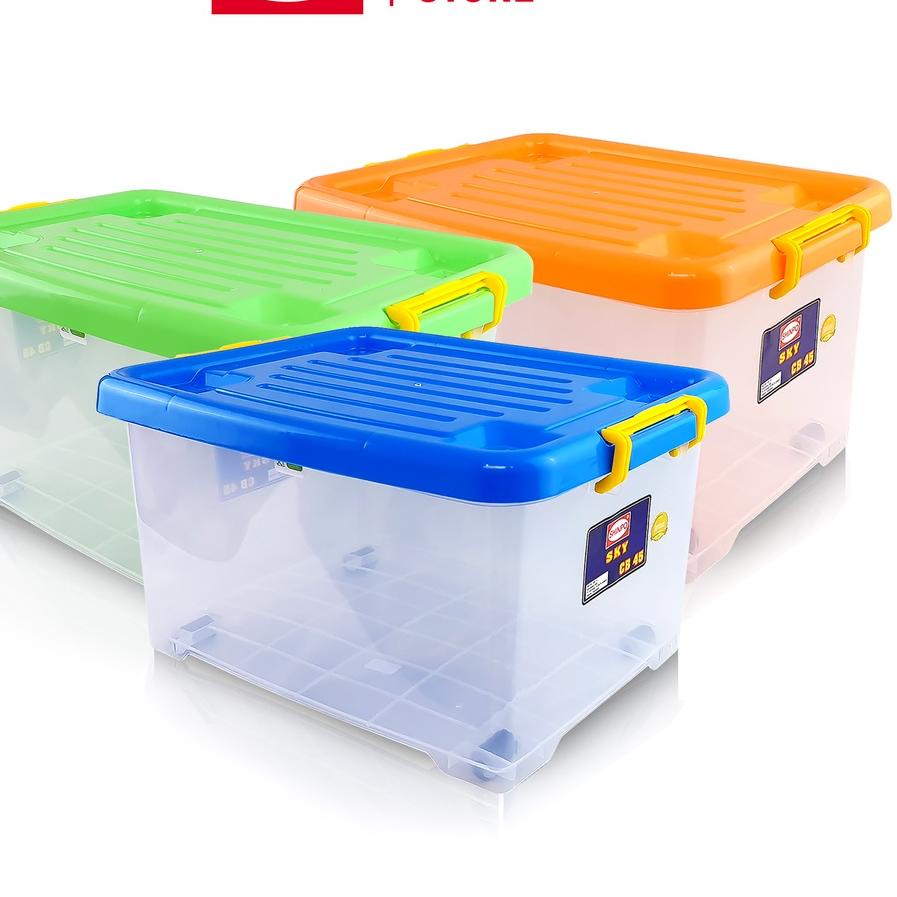 Jual SHINPO Kontainer Plastik Dengan Roda Sky Container Box Kotak ...
