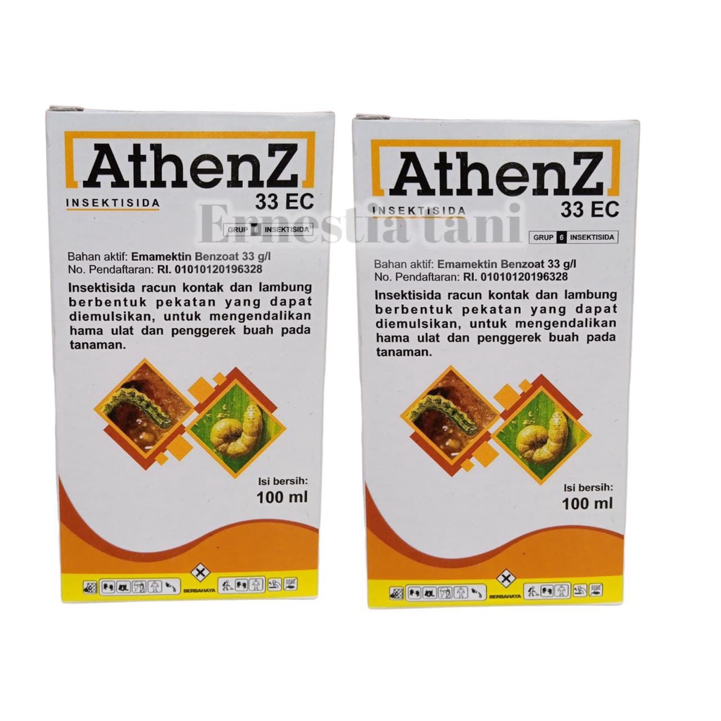 Jual ATHENZ 33 EC 100ml Bahan Aktif Emamectin Benzoat33 g/l Insektisida ...