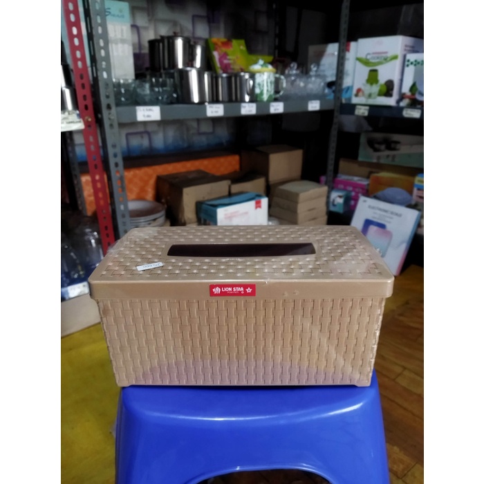 Jual RATO SQUARE TISSUE DISPENSER LION STAR/KOTAK TISU/TEMPAT TISU ...