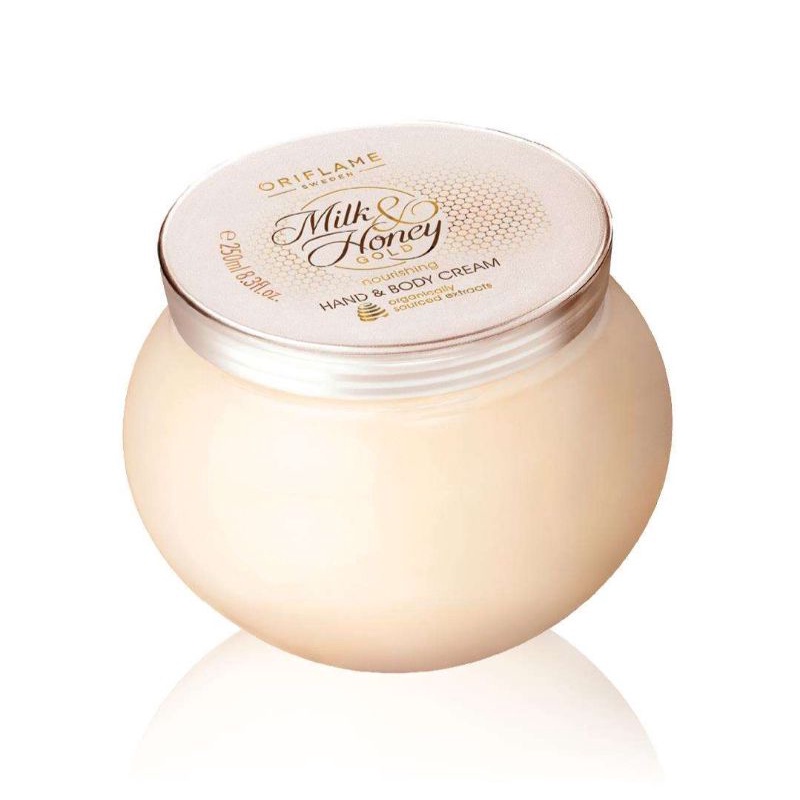 Jual Promo!! 31602 Milk & Honey Gold nourishing Hand & Body Cream 250