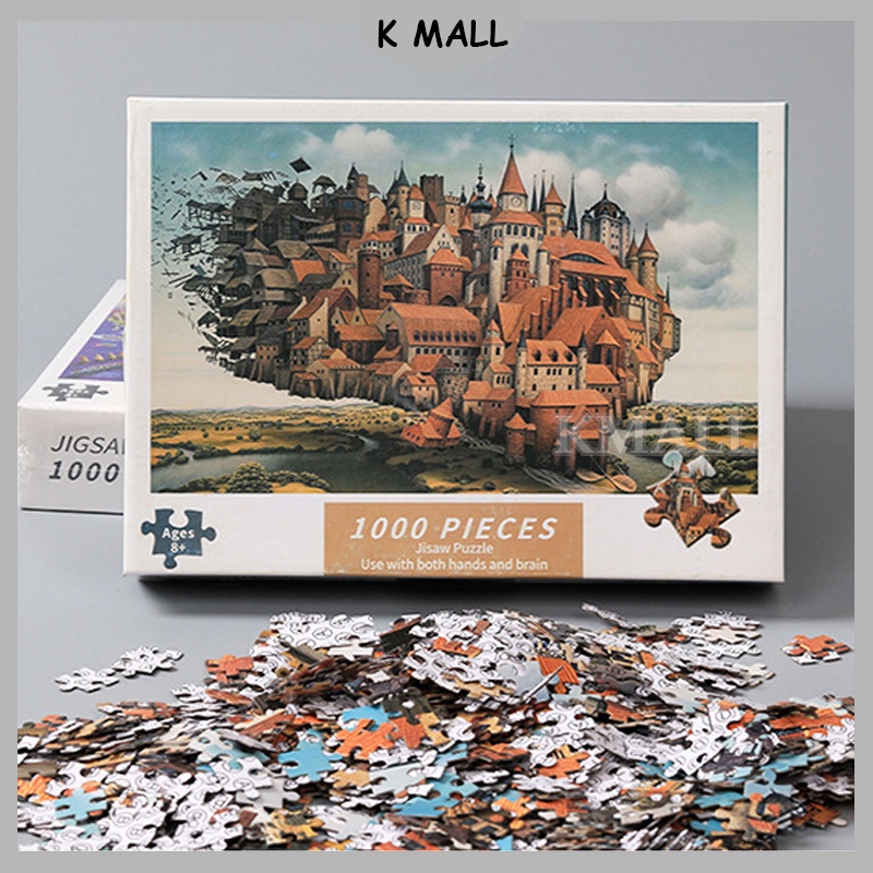 Jual Jigsaw Puzzle 1000pcs Paper Puzzle Kotak / Puzzle JIGSAW 1000 PCS