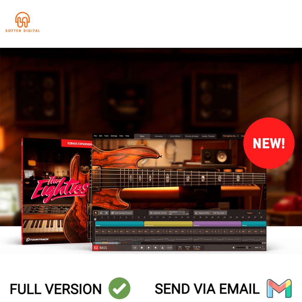 Jual The Eighties EBXToontracklibrary libraries preset Soundbank