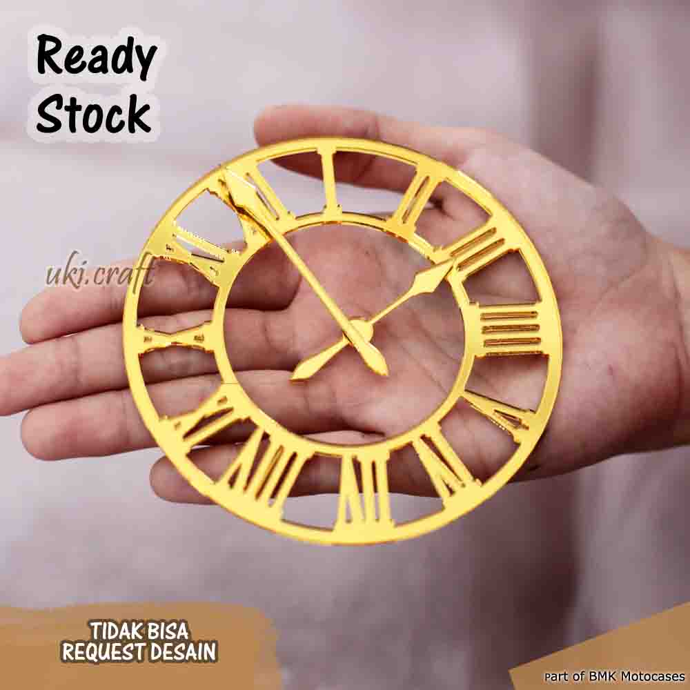 Jual Ukiran Bentuk Jam 12cm Chipboard Jam Scrapbook Mdf Chipboard ...