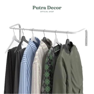 Jual IKEA MULIG Batang Rel Gantungan Baju bs Dipanjangkan 60 90cm