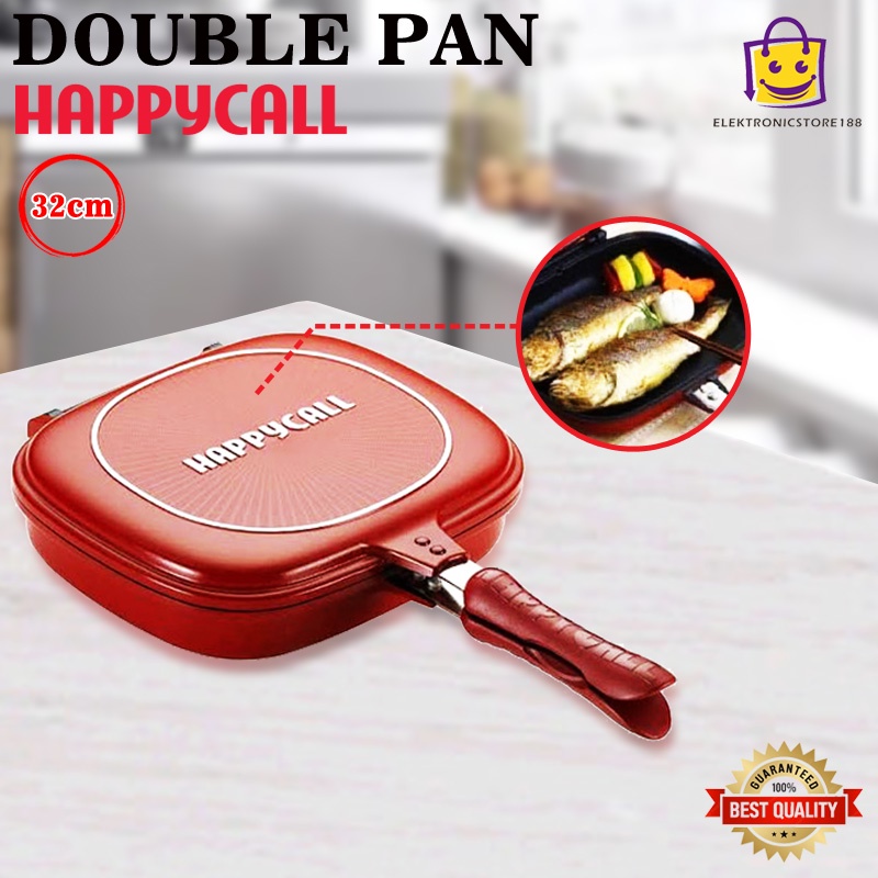 Jual Happy Call Double Pan Jumbo 32cm happycall double Pan Bolak