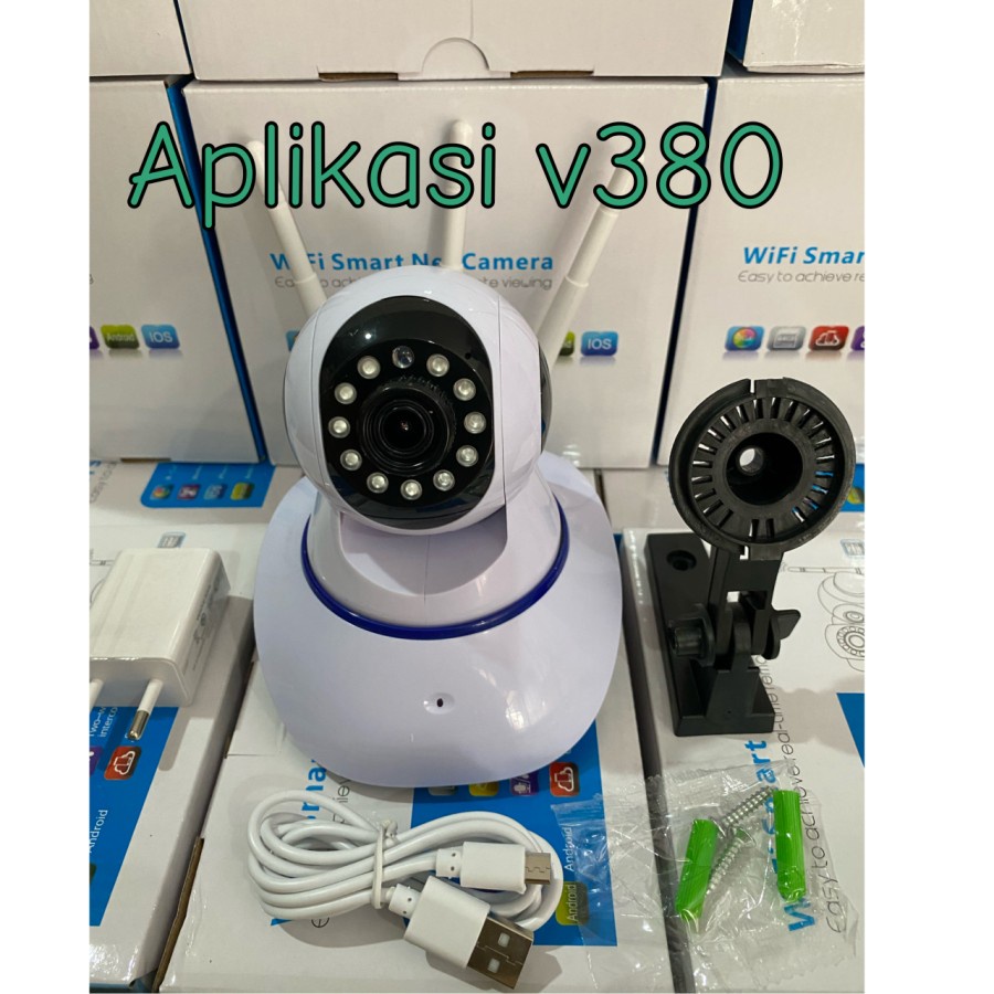 Jual Ip Cam Camera Cctv Yoosee 3 Antena Plus Memory Vgen 32gb Shopee