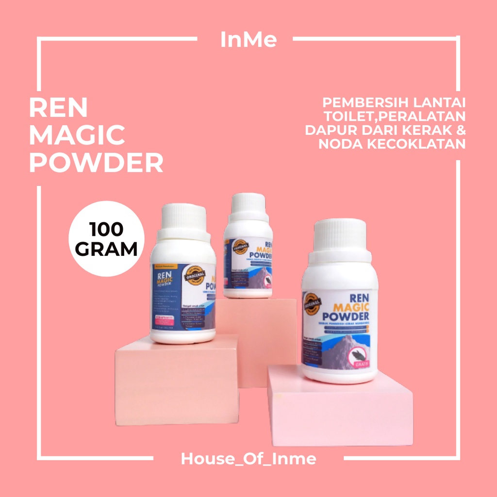 Jual Serbuk Ajaib Ren Magic Powder 100 Grm Efektif Pembersih Lantai