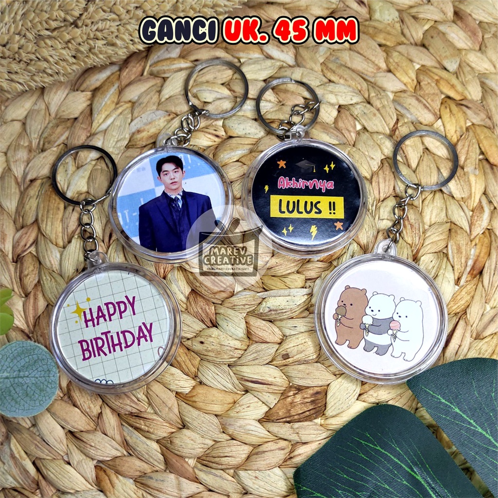 Jual Gantungan Kunci Akrilik Custom - Ganci Akrilik Custom | Shopee ...