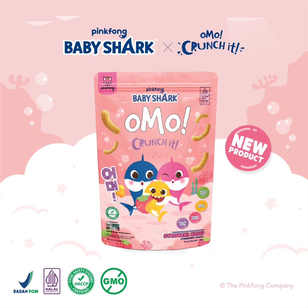 Jual New Omo Crunch X Baby Shark Series Shopee Indonesia