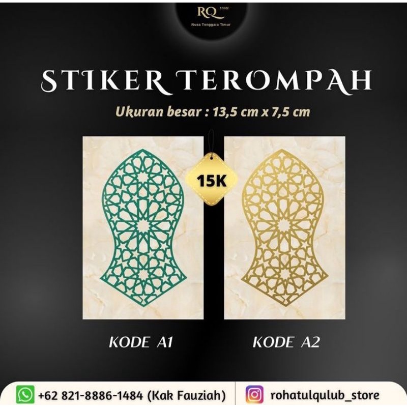 Jual Stiker Terompah Ukuran Besar Shopee Indonesia