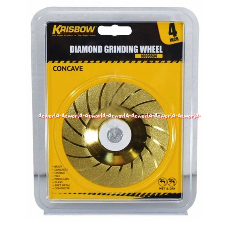 Jual Krisbow Diamond Grinder Concave Refill Grinder 10cm Isi Ulang