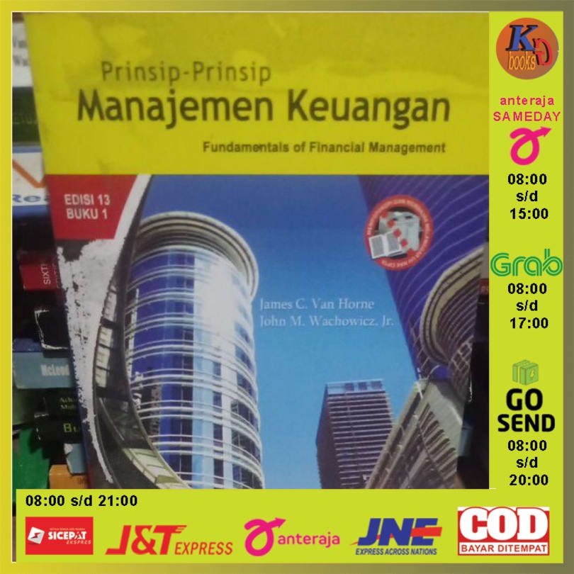 Jual Prinsip Prinsip Manajemen Keuangan Edisi 13 Buku 1 James C Van