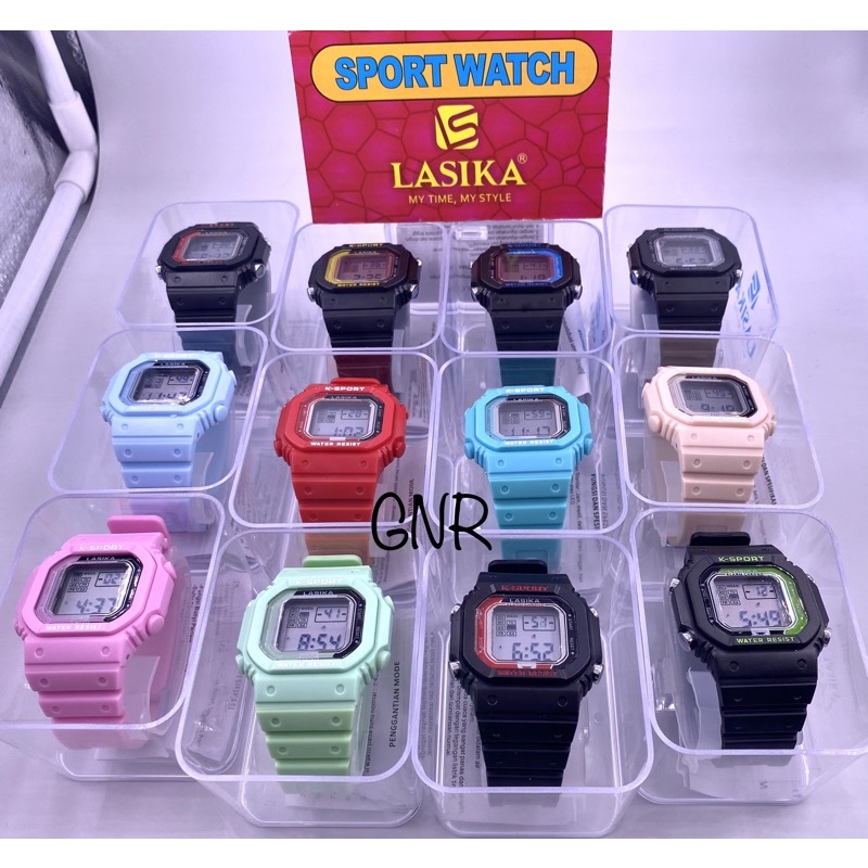Jual NEW,,,JAM TANGAN ANAK TK/SD LASIKA DIGITAL SEGI ORIGINAL | Shopee ...