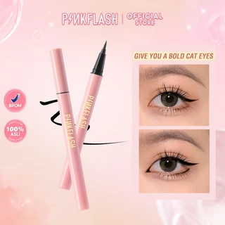 PINKFLASH Tahan lama Eyeliner Tahan air  Pigmentasi tinggi E01