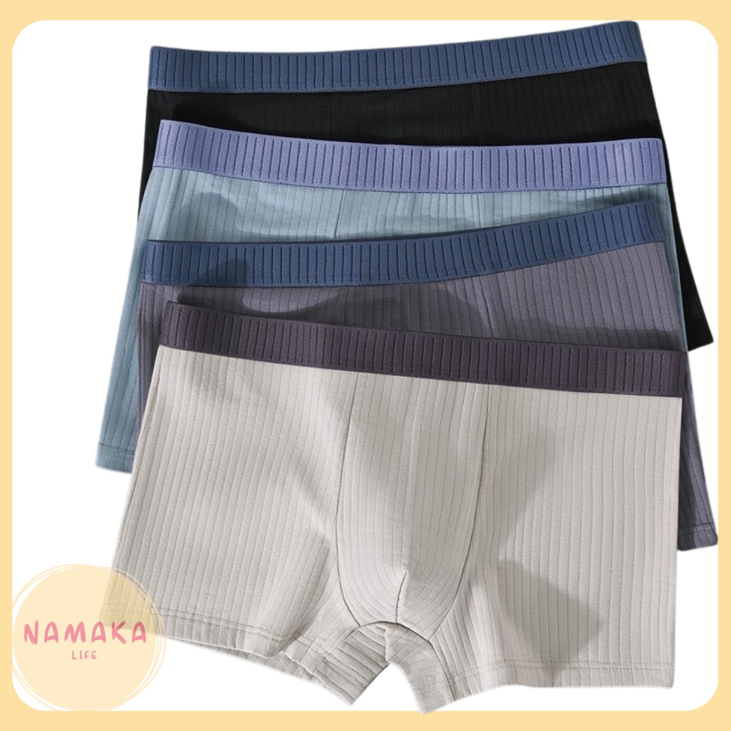 Jual [NL] BOXER PRIA PREMIUM KATUN MURNI PURE COTTON LAKI CD COWOK ...