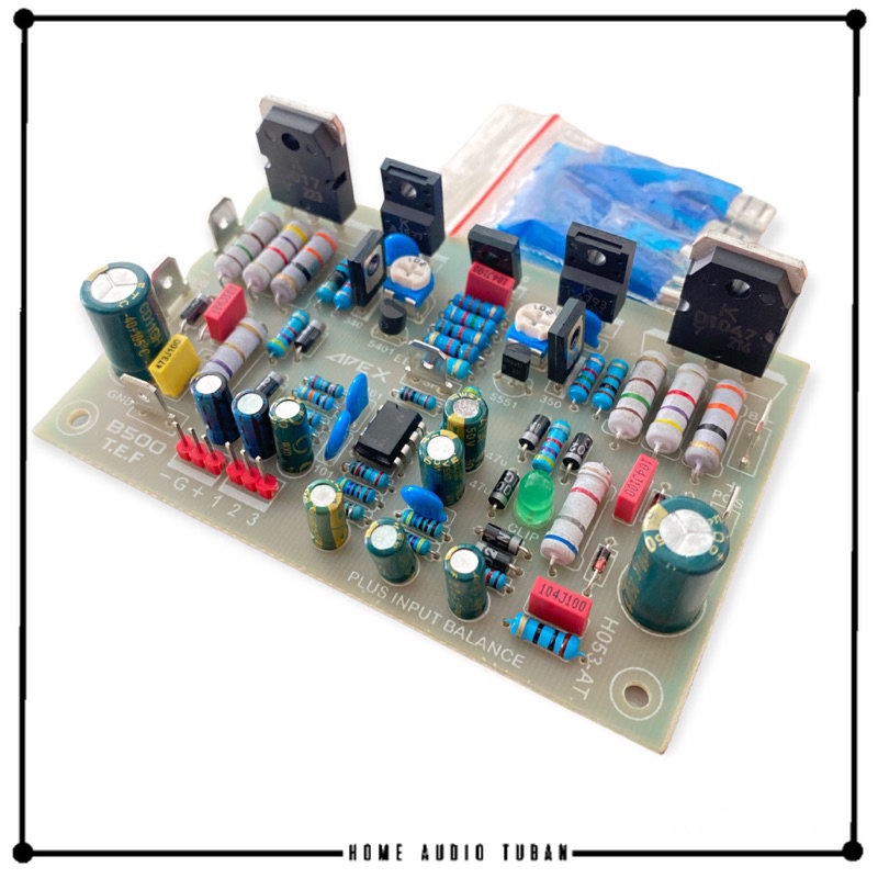 Jual Kit Driver Amplifier APEX B500 TEF INBAL pcb FIBER fr4 | Shopee