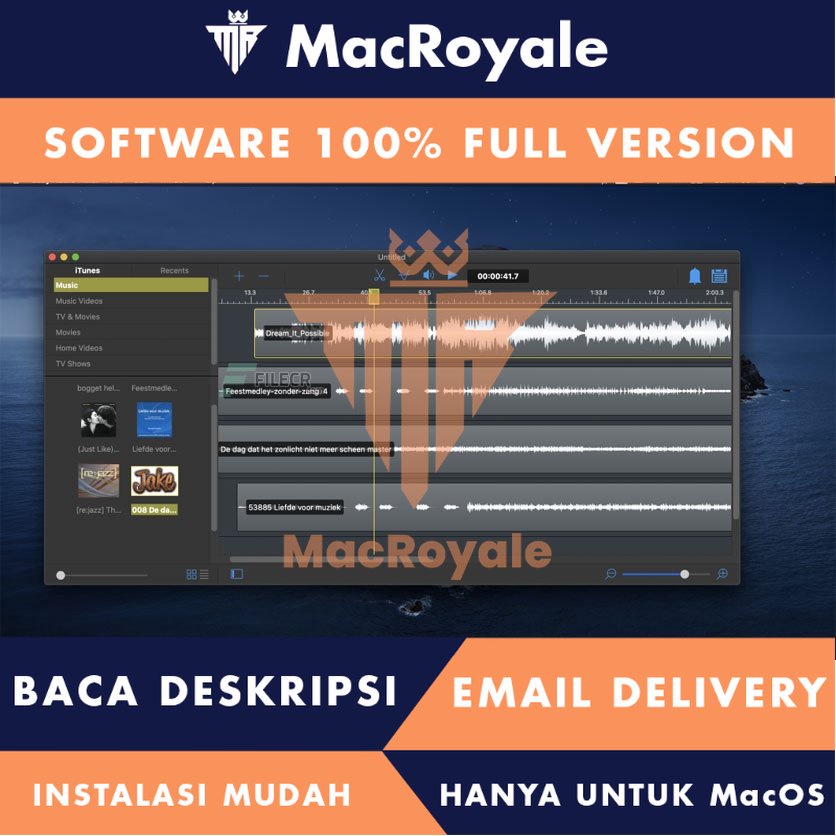 Jual [MacOS] Easy Audio Mixer Full Version Lifetime Full Garansi