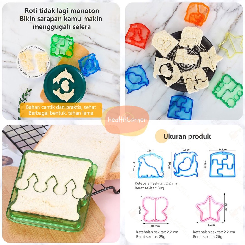 Jual Bento Sandwich Cutter - Cetakan Pemotong Roti Bread Mould | Shopee ...