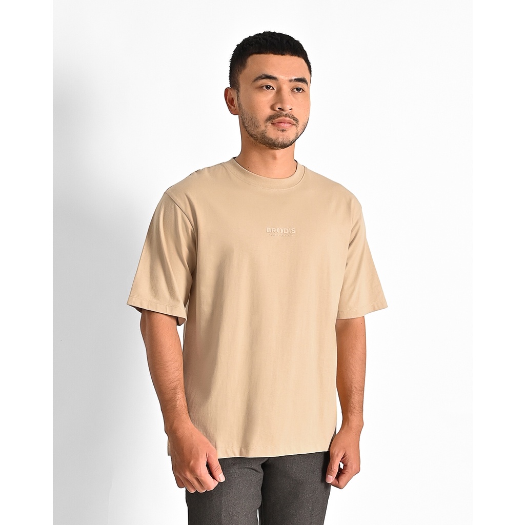 Jual Broodis Kaos Polos Oversized Tshirt Beige Shopee Indonesia