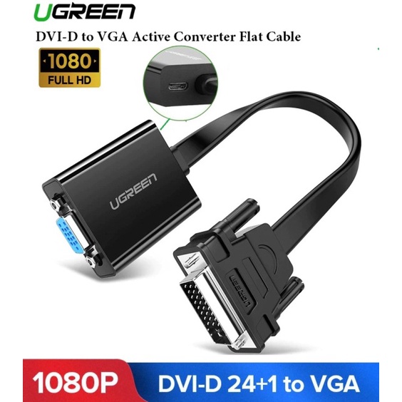 Jual UGREEN DVI D To VGA Active Converter Shopee Indonesia