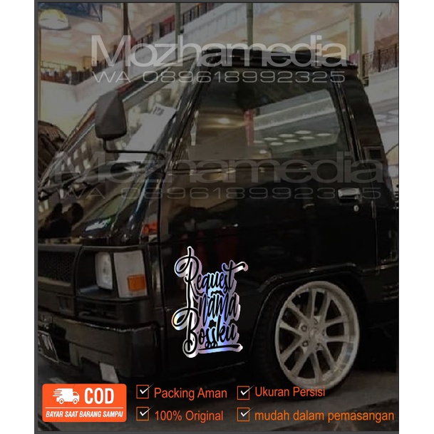 Jual sticker pintu l300 pick up request nama bossku | Shopee Indonesia