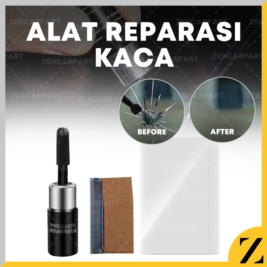 Jual Alat Reparasi Kaca Retak Mobil Car Windshield Repair Kit Penambal