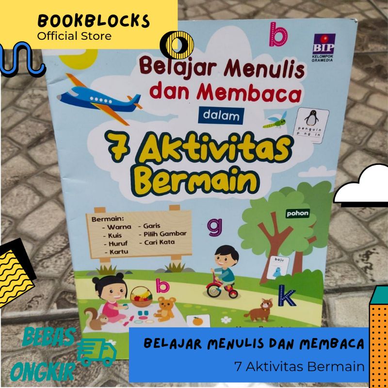 Jual Belajar Menulis dan Membaca Dalam 7 Aktivitas Bermain | Shopee ...
