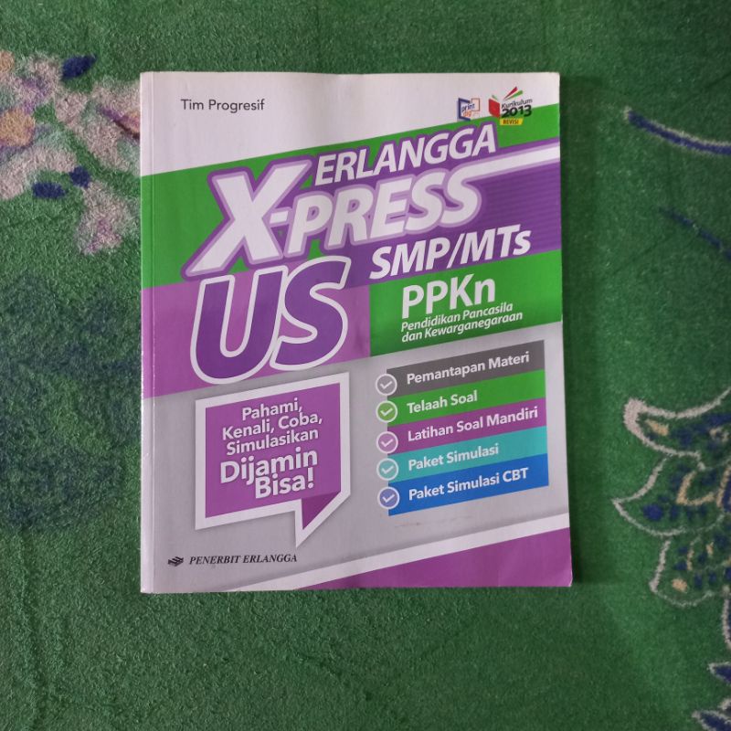 Jual ORIGINAL BUKU ERLANGGA X-PRESS US PENDIDIKAN PANCASILA DAN ...