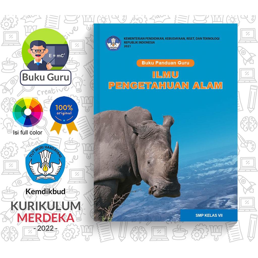 Jual Buku Panduan Guru Ilmu Pengetahuan Alam IPA SMP/MTS Kelas 7 K ...