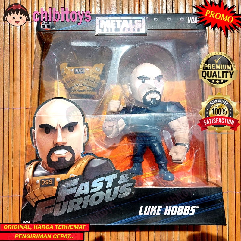 Jual Jada Metals 6 inch Action Figure Fast & Furious The Rock Luke ...