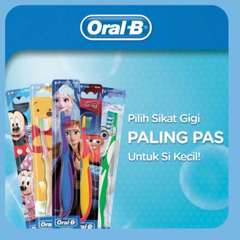 Jual I24 Oral-B Sikat Gigi Bayi Anak Aman Oral B Stage 1 Stage 2 Stage ...