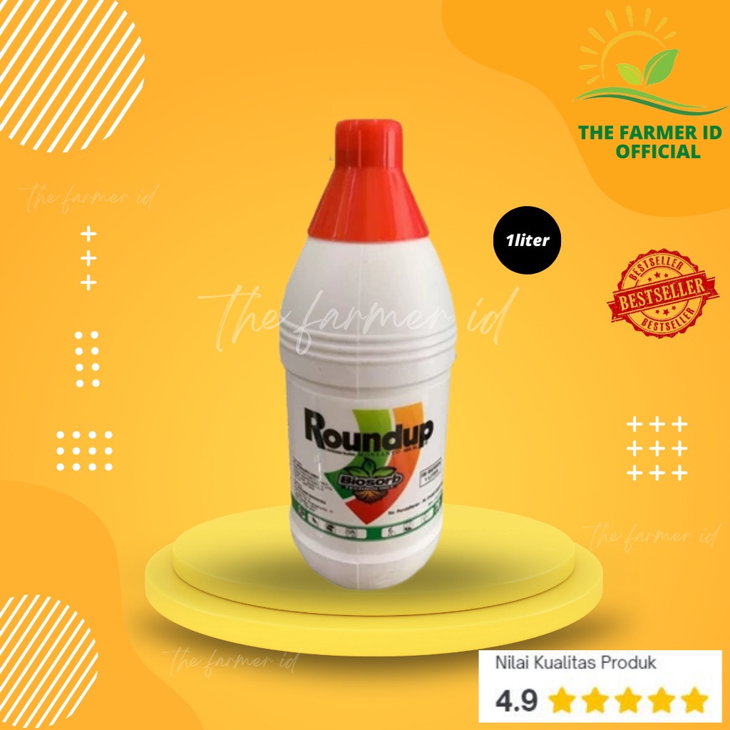 Jual Roundup 486 SL 1 Liter Obat Pembasmi Rumput Liar / Gulma | Shopee ...