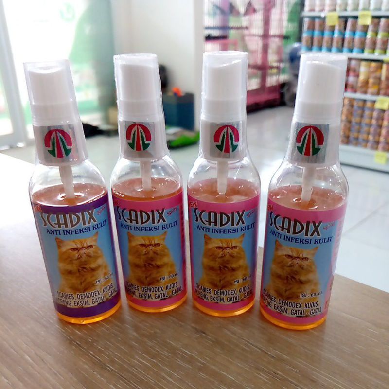 Jual Scadix Spray Obat Scabies Kucing Anti Infeksi Kulit Ml Shopee Indonesia