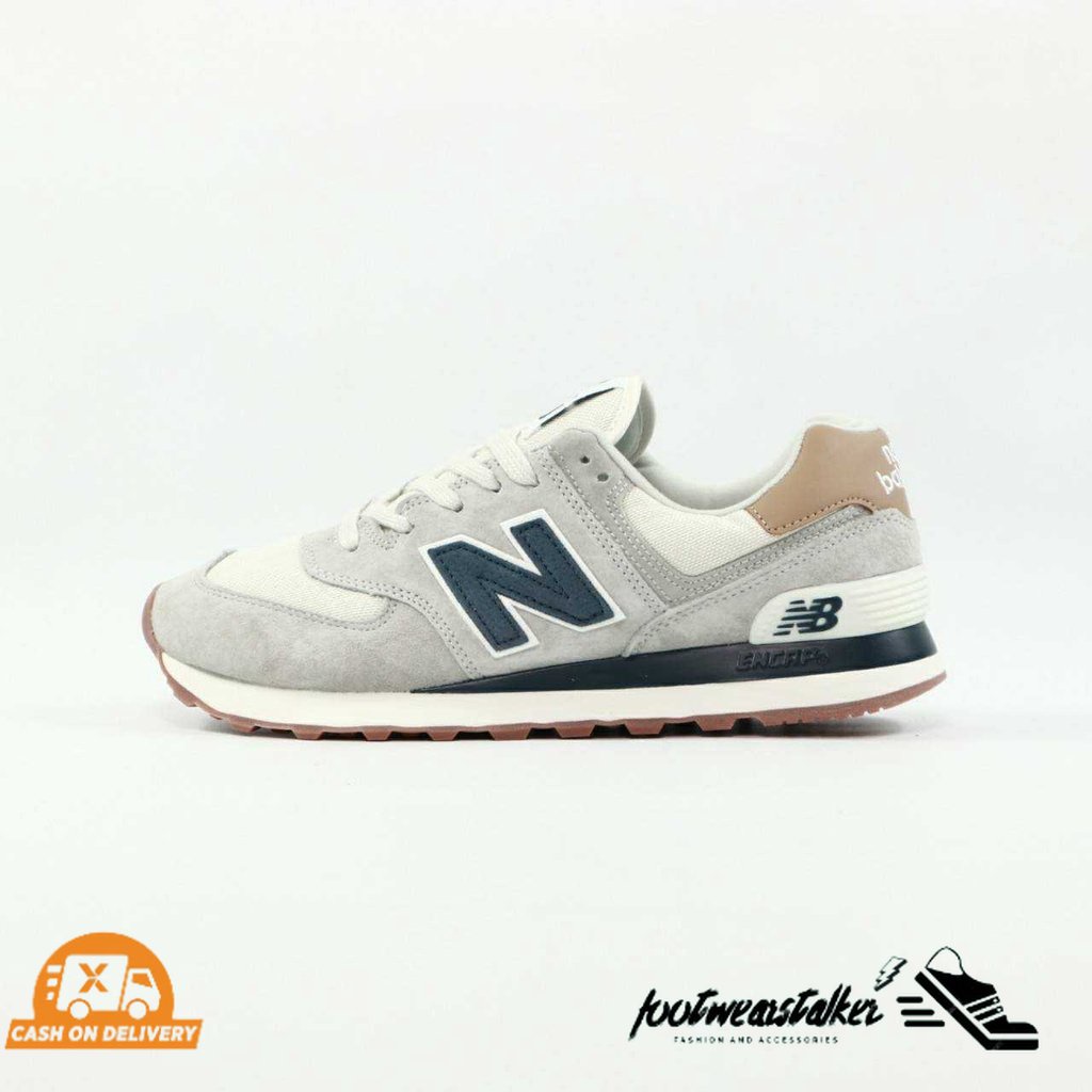 Sepatu new balance 574 New Balance 574 beige navy ML574LGI UNISEX
