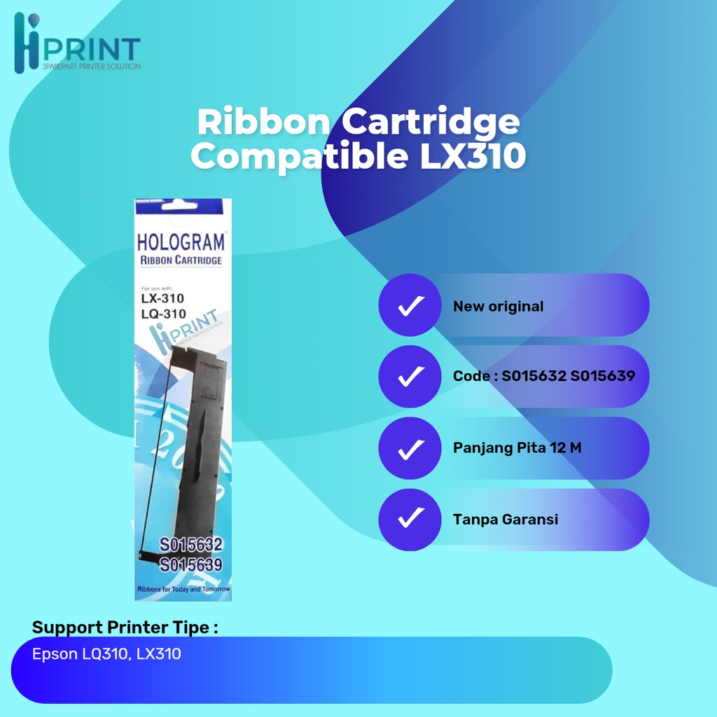 Jual Ribbon Cartridge Compatible Epson LX310 LX-310 LQ310 LQ-310 ...