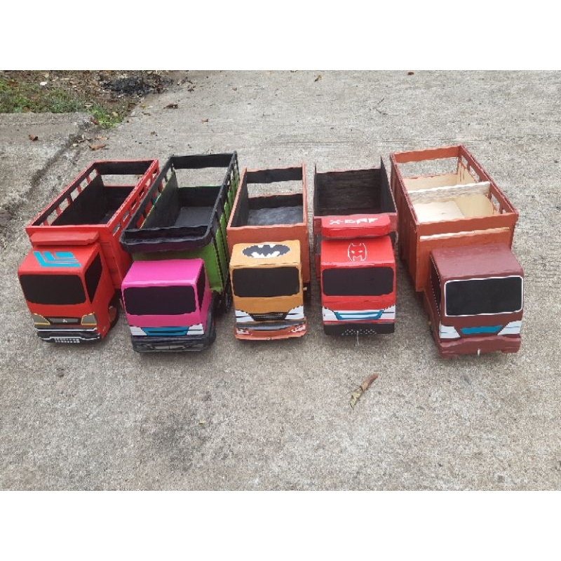 Jual Free Packing Kayu Truk Mainan Dari Kayu Kerajinan Tangan Mainan ...
