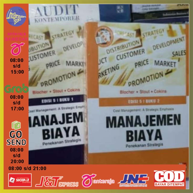 Jual Manajemen Biaya, Penekanan Strategis Edisi 5 Buku 1 Dan Buku 2 By ...