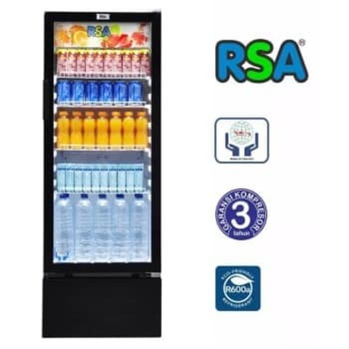 Jual RSA AGATE-240 DISPLAY COOLER SHOWCASE KULKAS PINTU KACA MINUMAN ...