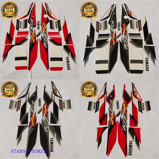 Jual (ORI) striping yamaha fizr fiz r f1 zr 2001 2002 list body standar ...